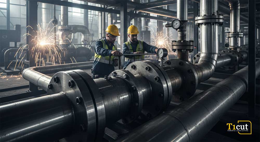 کاربرد برش لیزری فلنج (فلنچ)